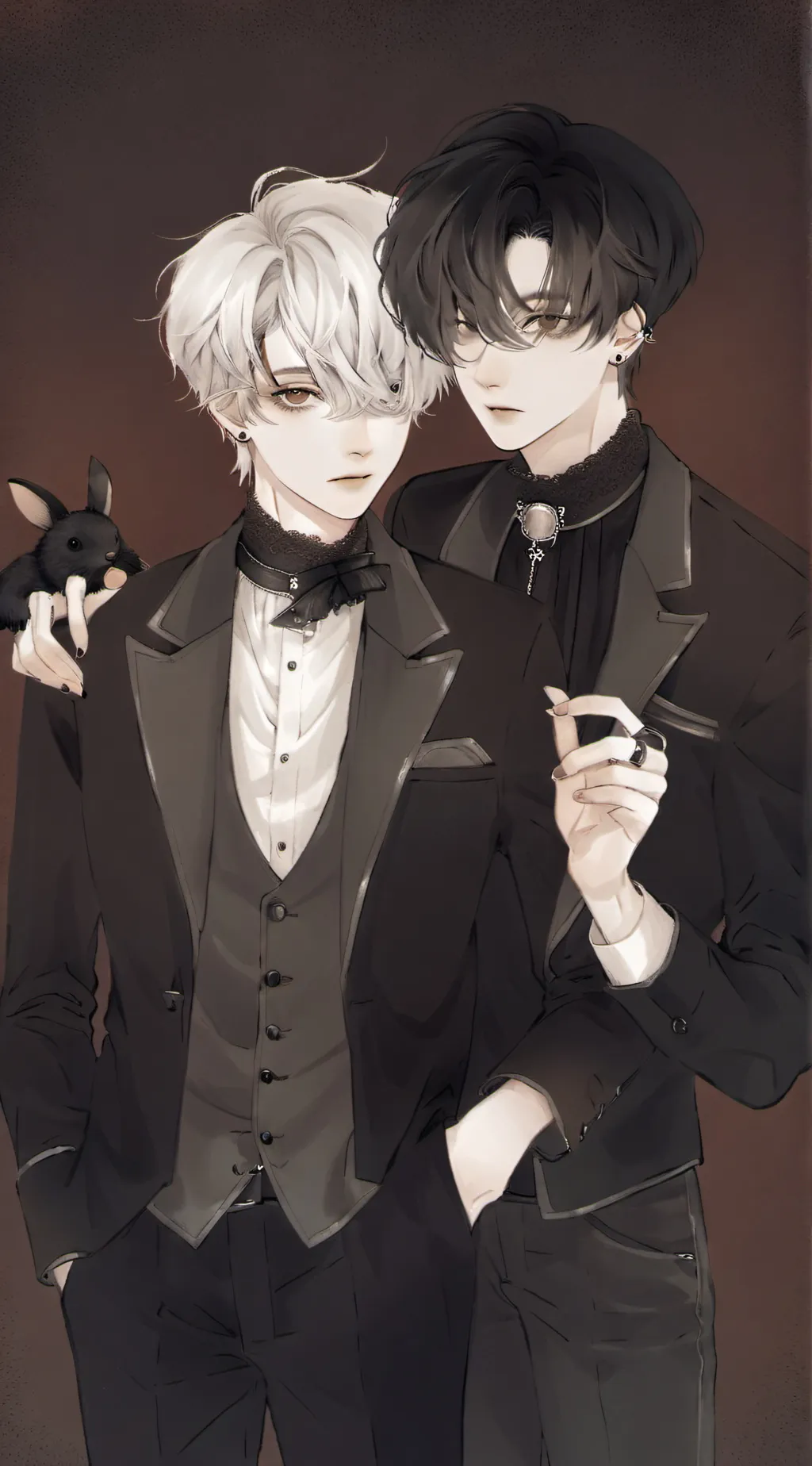 ai character: Hackera & Katamata background