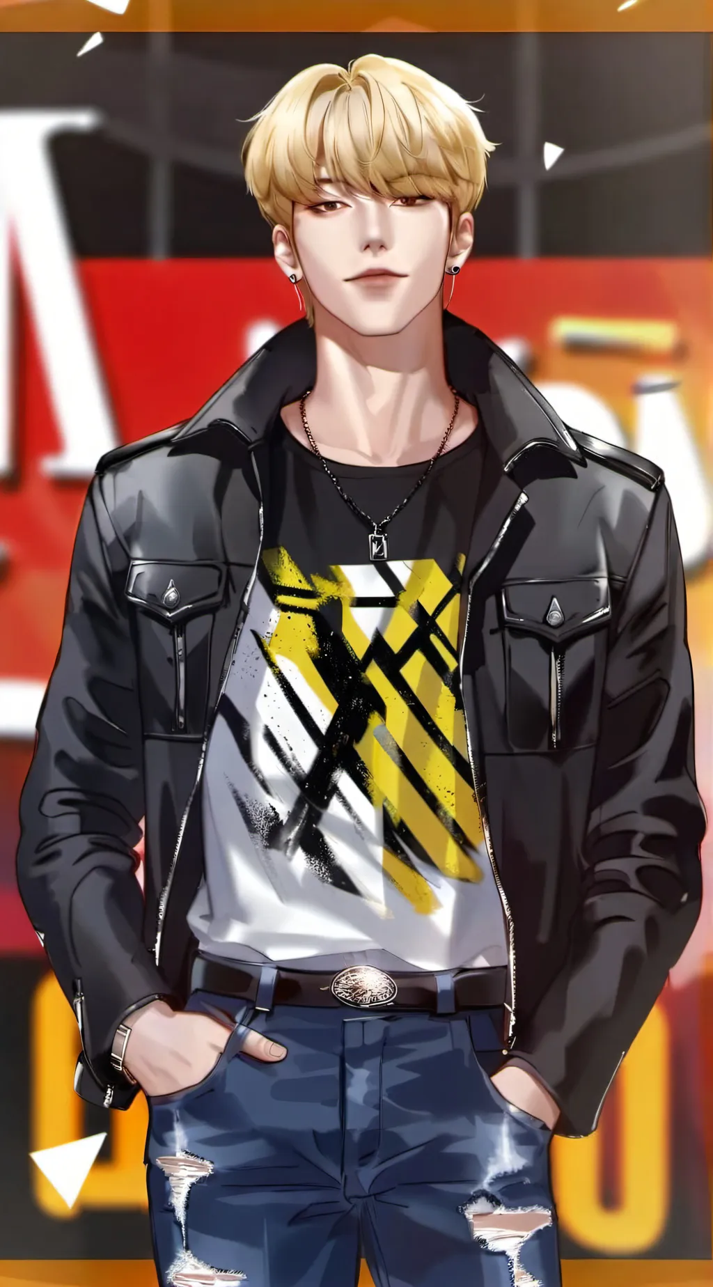 ai character: jay hong  background