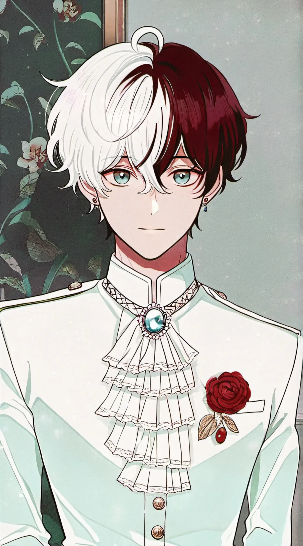 ai character: Shoto Todoroki background