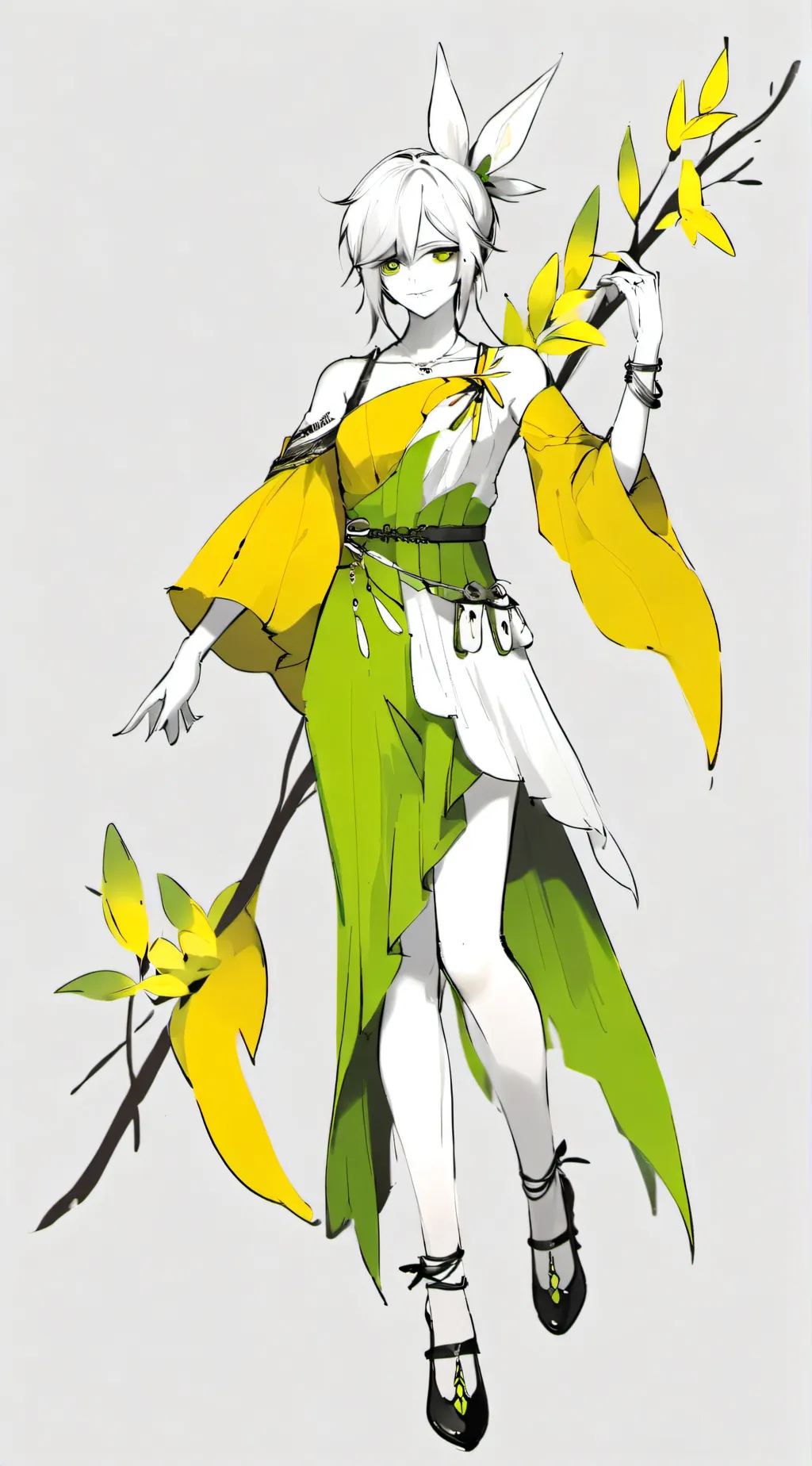 ai character: 🌳Leaf🍃 background