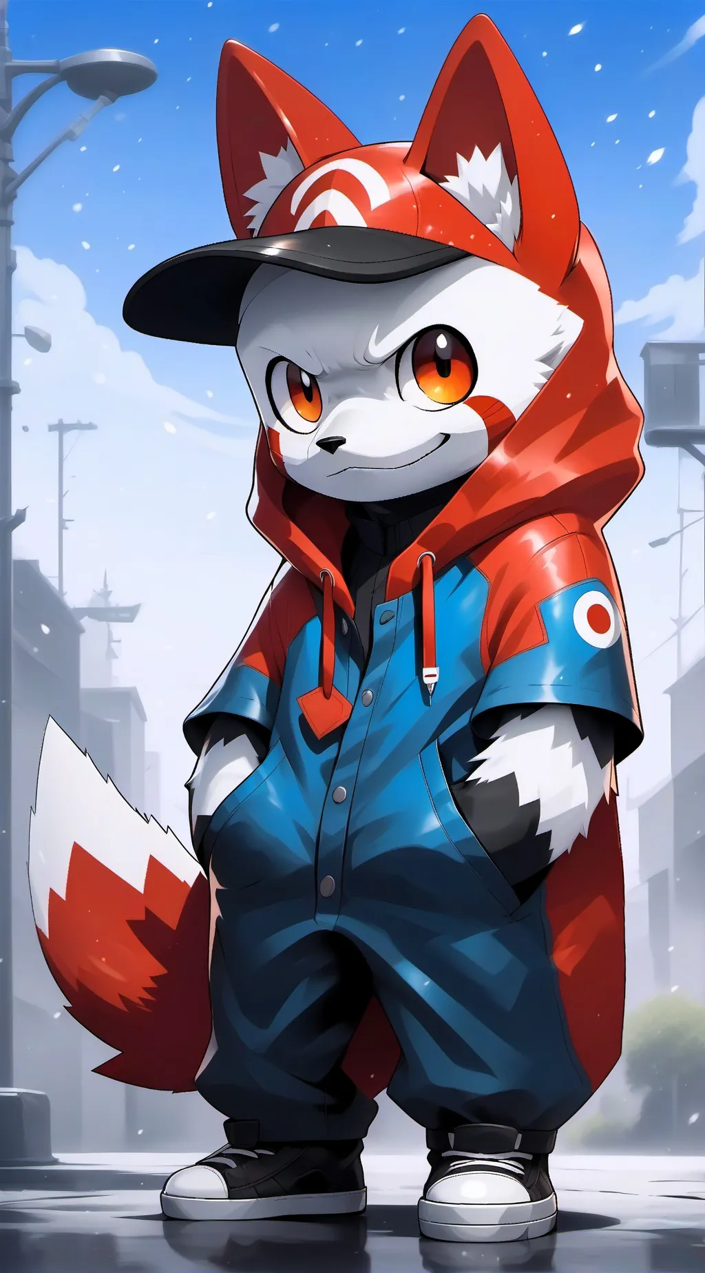 ai character: Reds fans  background