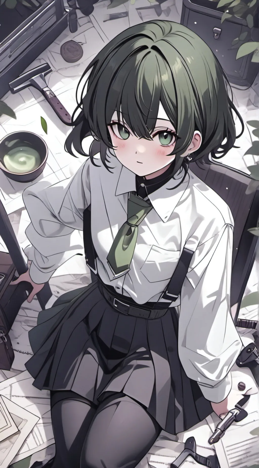 ai character: The end background
