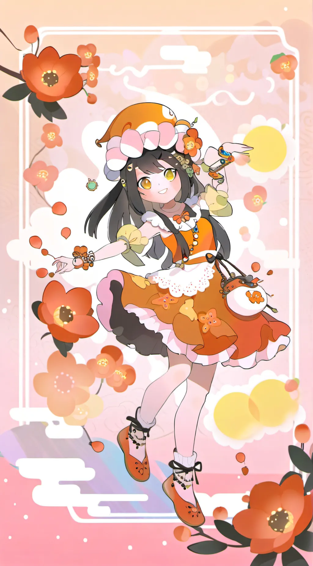 ai character: Dandys world background