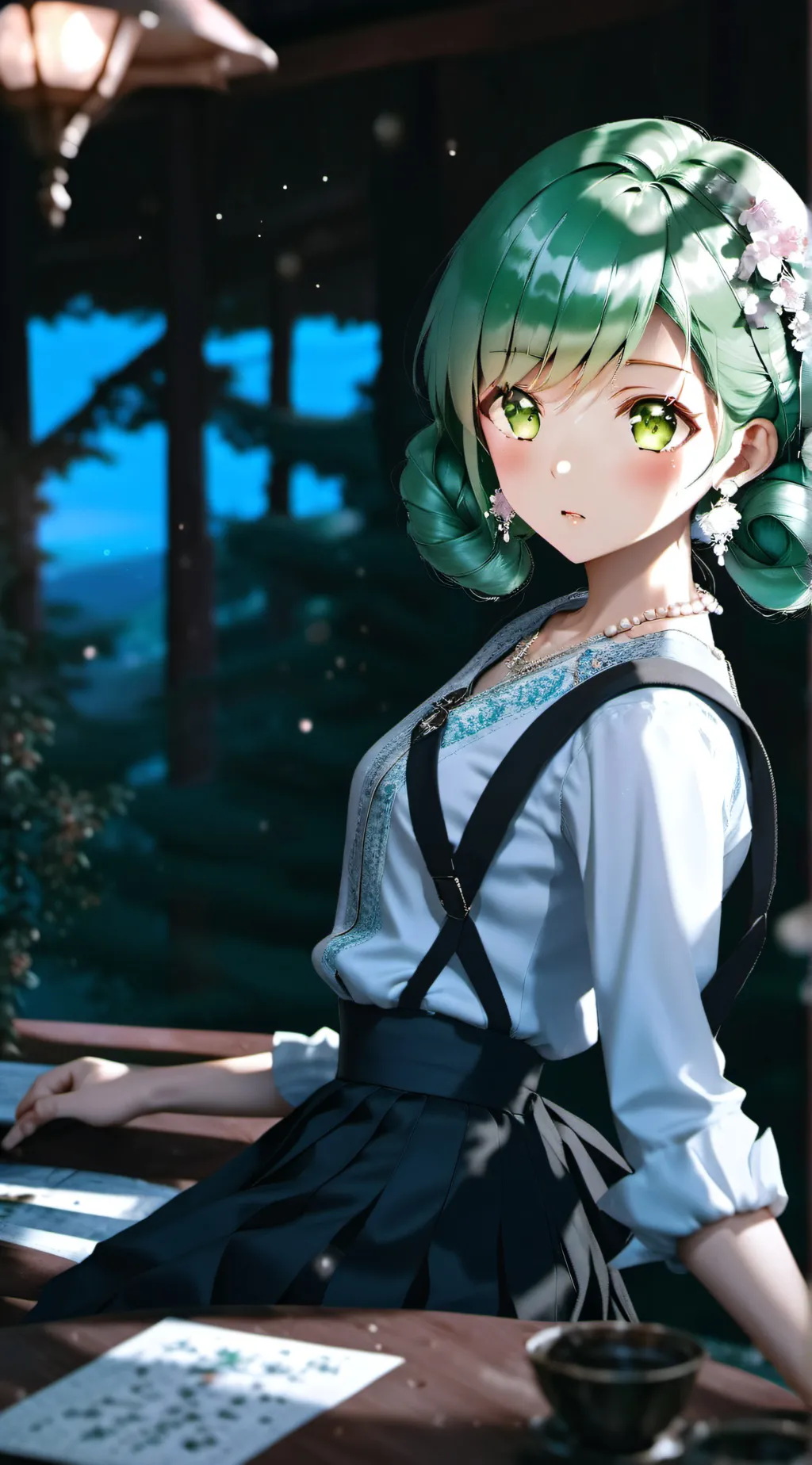 ai character: Mina  background