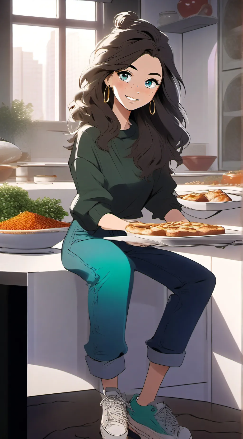 ai character: Sarah background