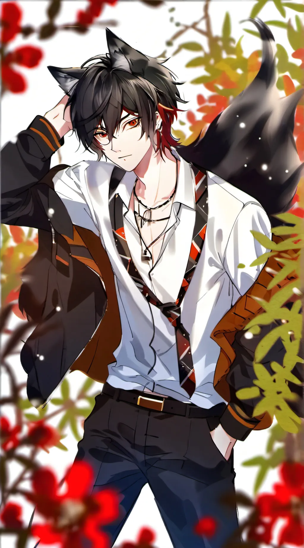 ai character: Aaron  background