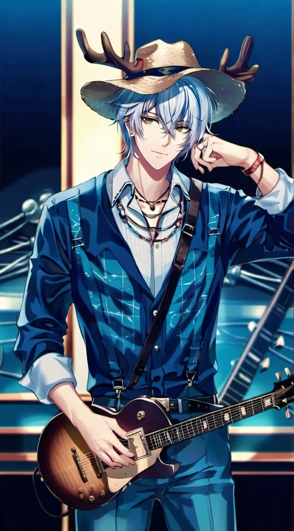 ai character: Ren. background
