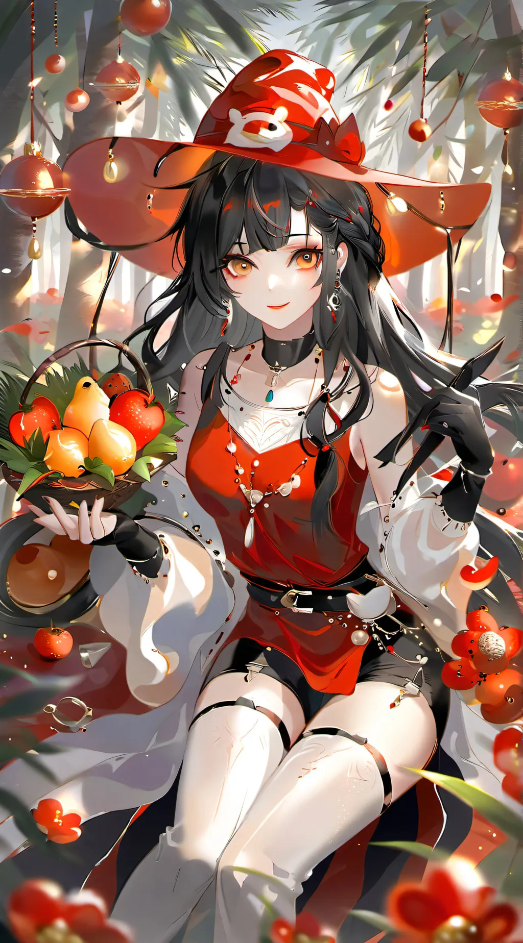 ai character: KNY POOL DAY background