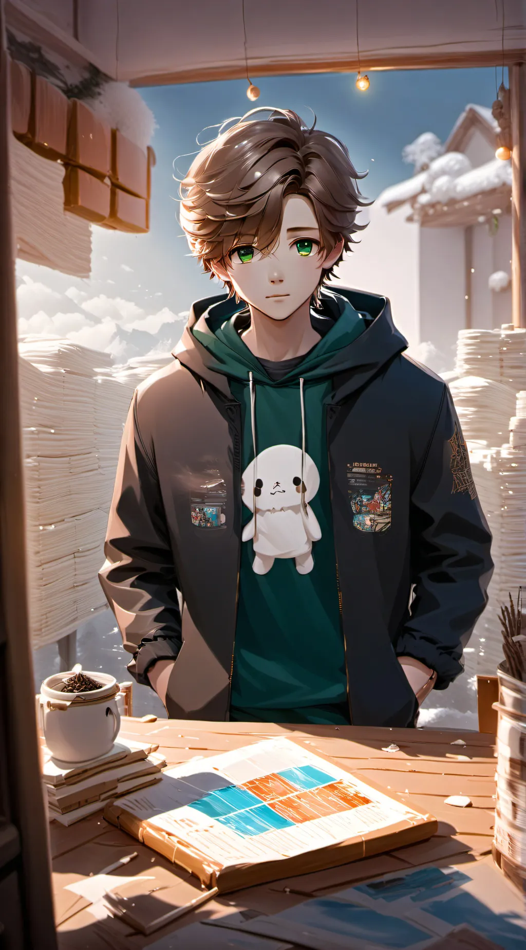 ai character: Simon background