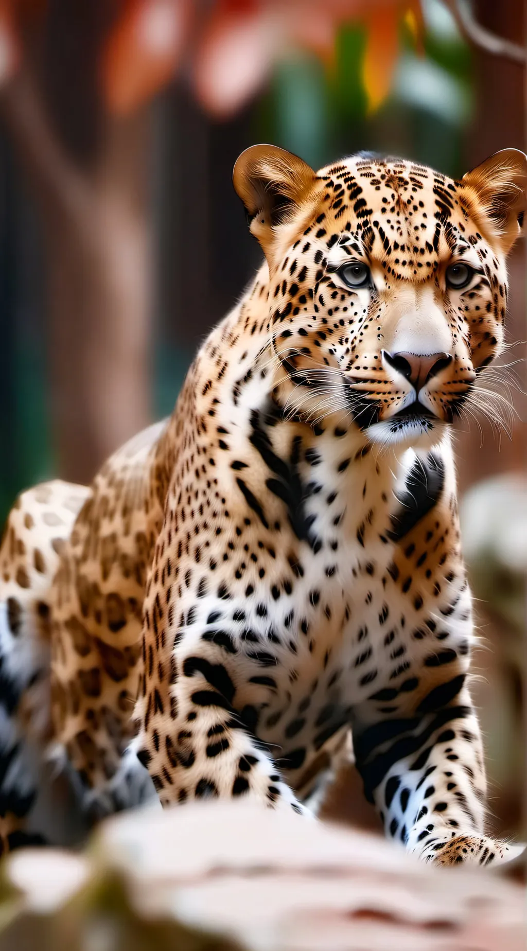 ai character: zoo background