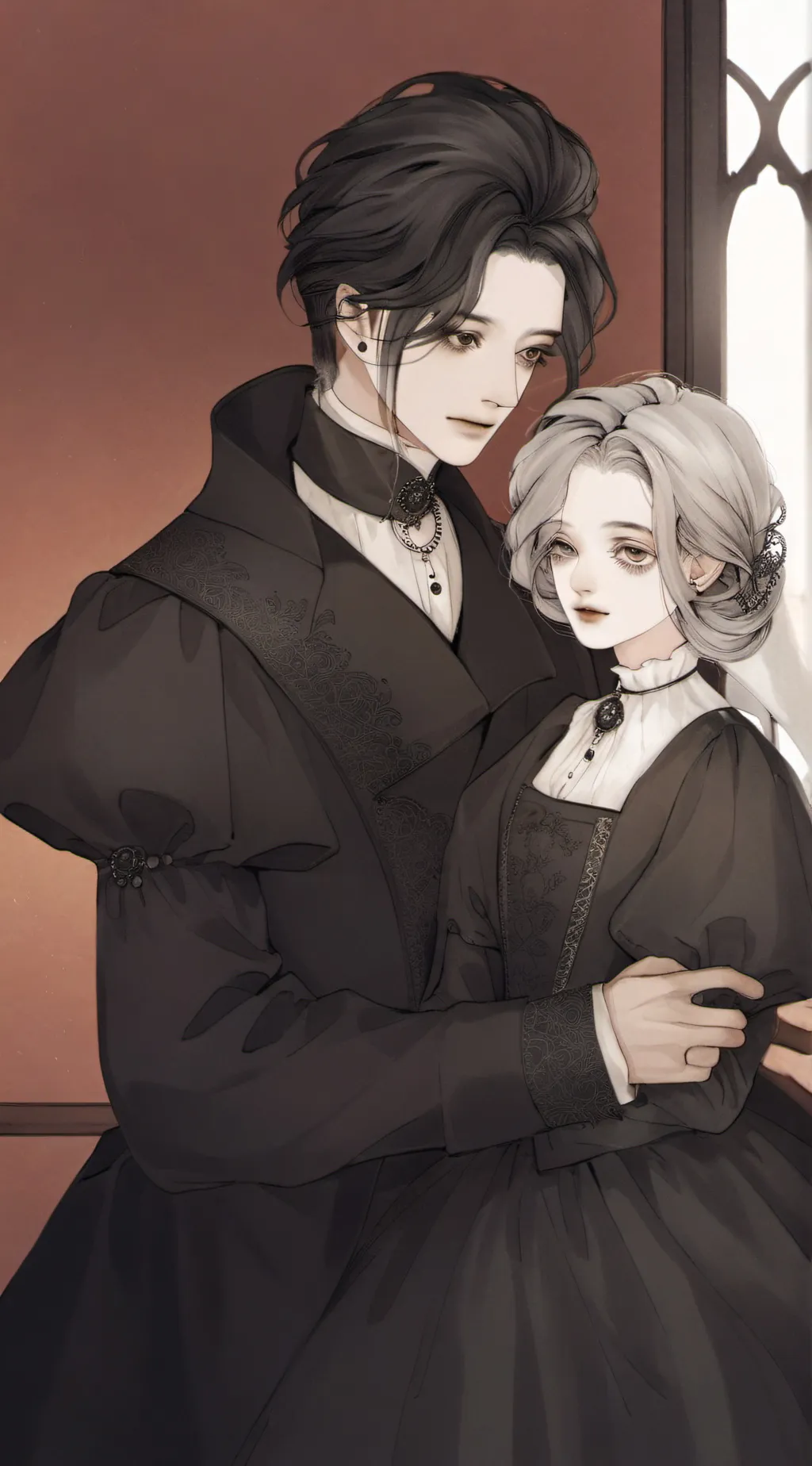 ai character: Andrew and Ashley  background