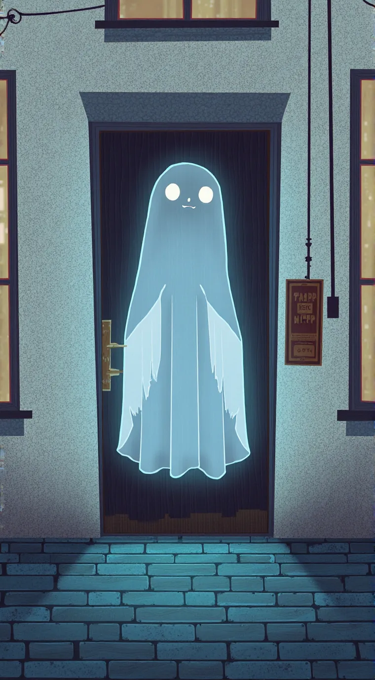 ai character: ghosty background