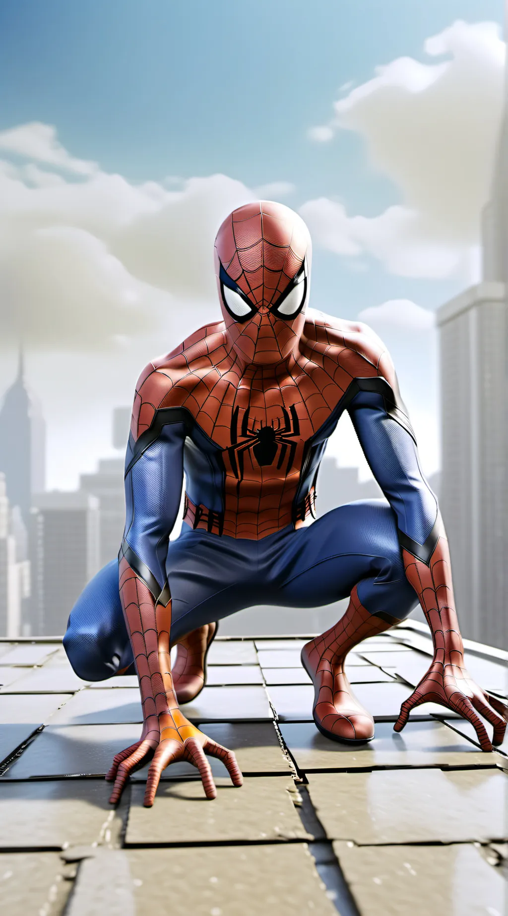 ai character: Peter Parker  background
