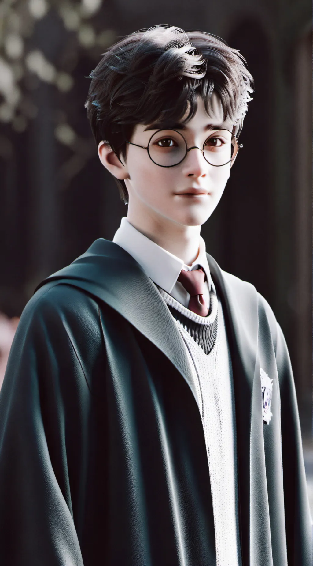 ai character: Harry Potter  background