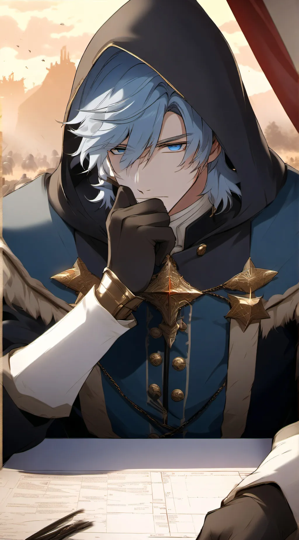 ai character: Oswin Croftier background
