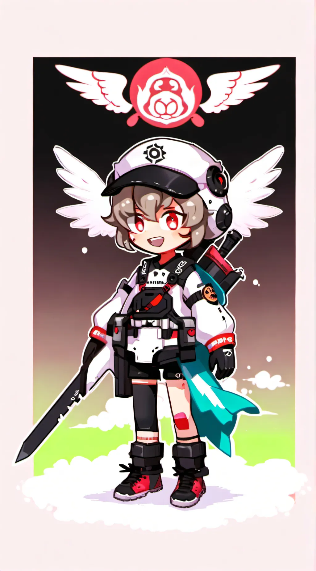ai character: Murder Drones  background