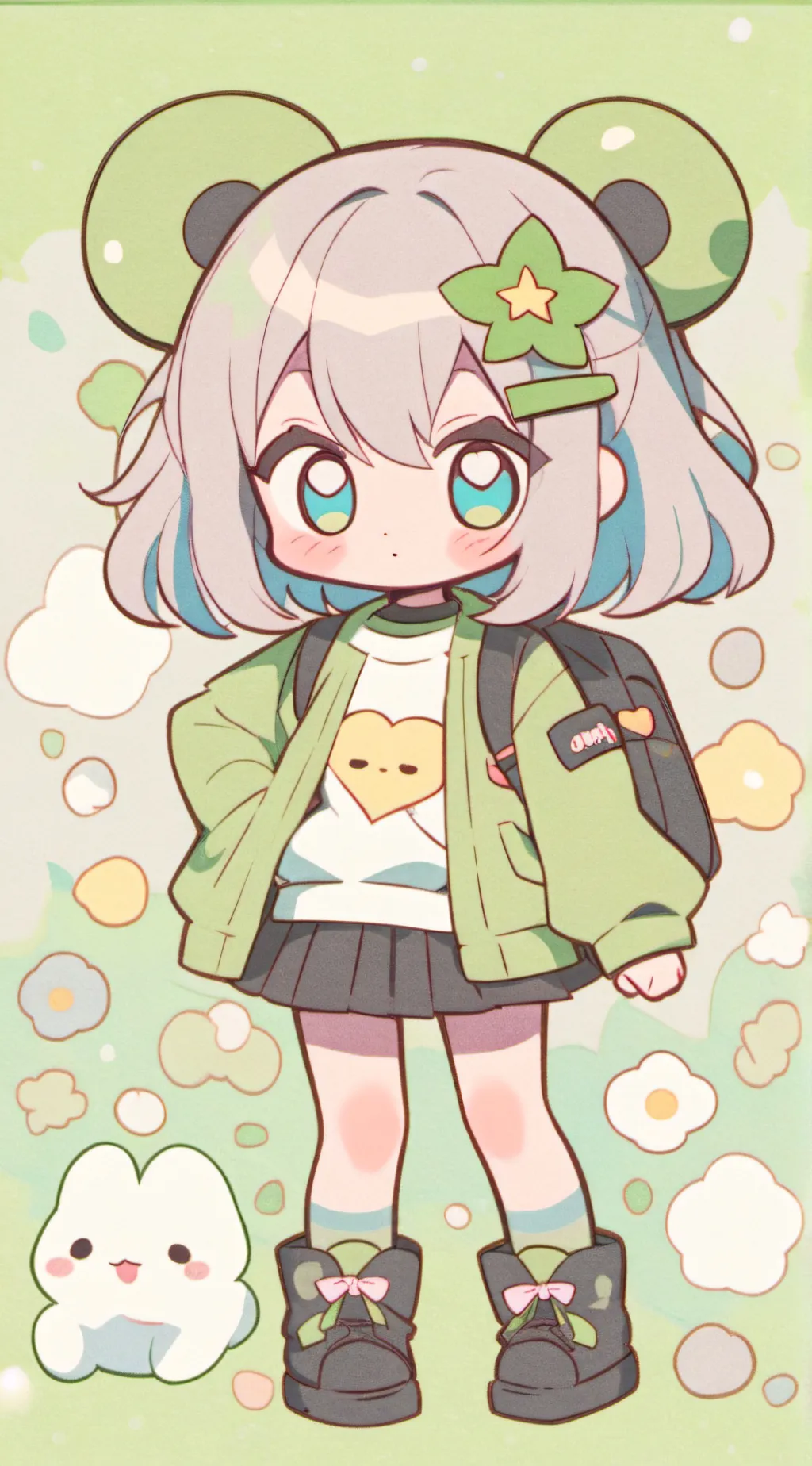 ai character: Ali and Alane  background