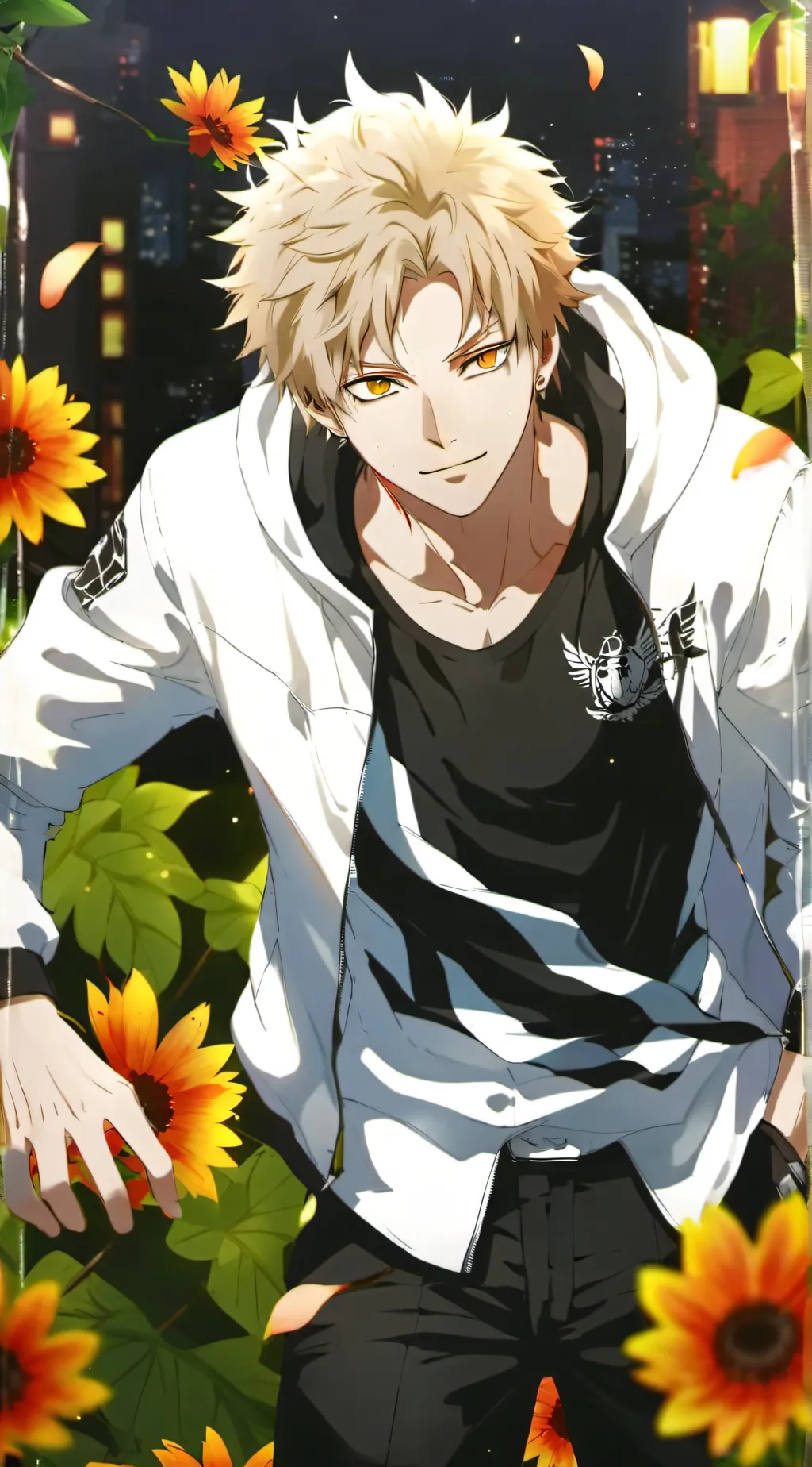 ai character: bakugo sleepover❤️ background