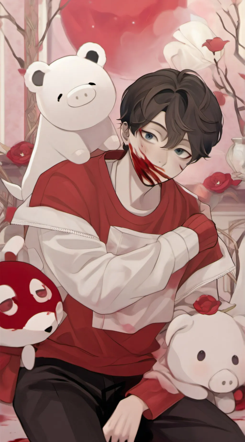 ai character: beary background