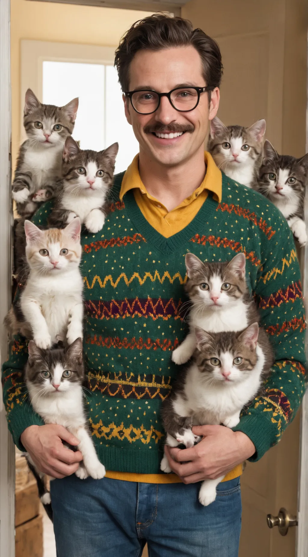 ai character: Mr. Kittens background