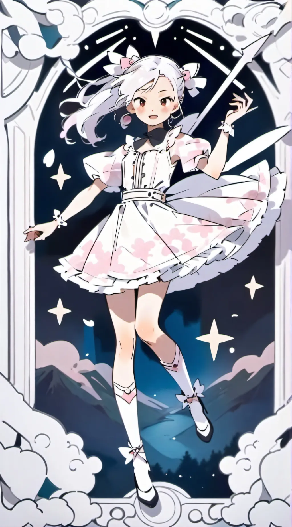 ai character: mha meets madoka  background