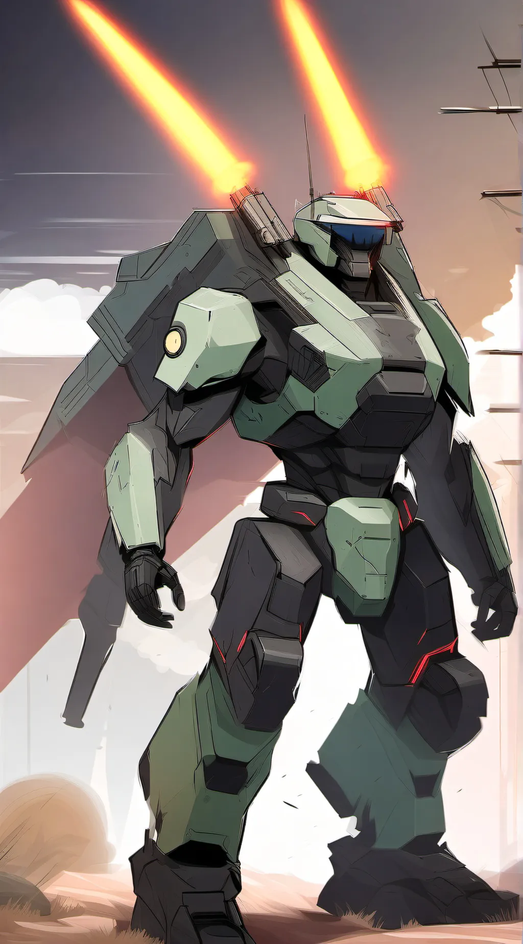 ai character: SLAYER mk 1 background