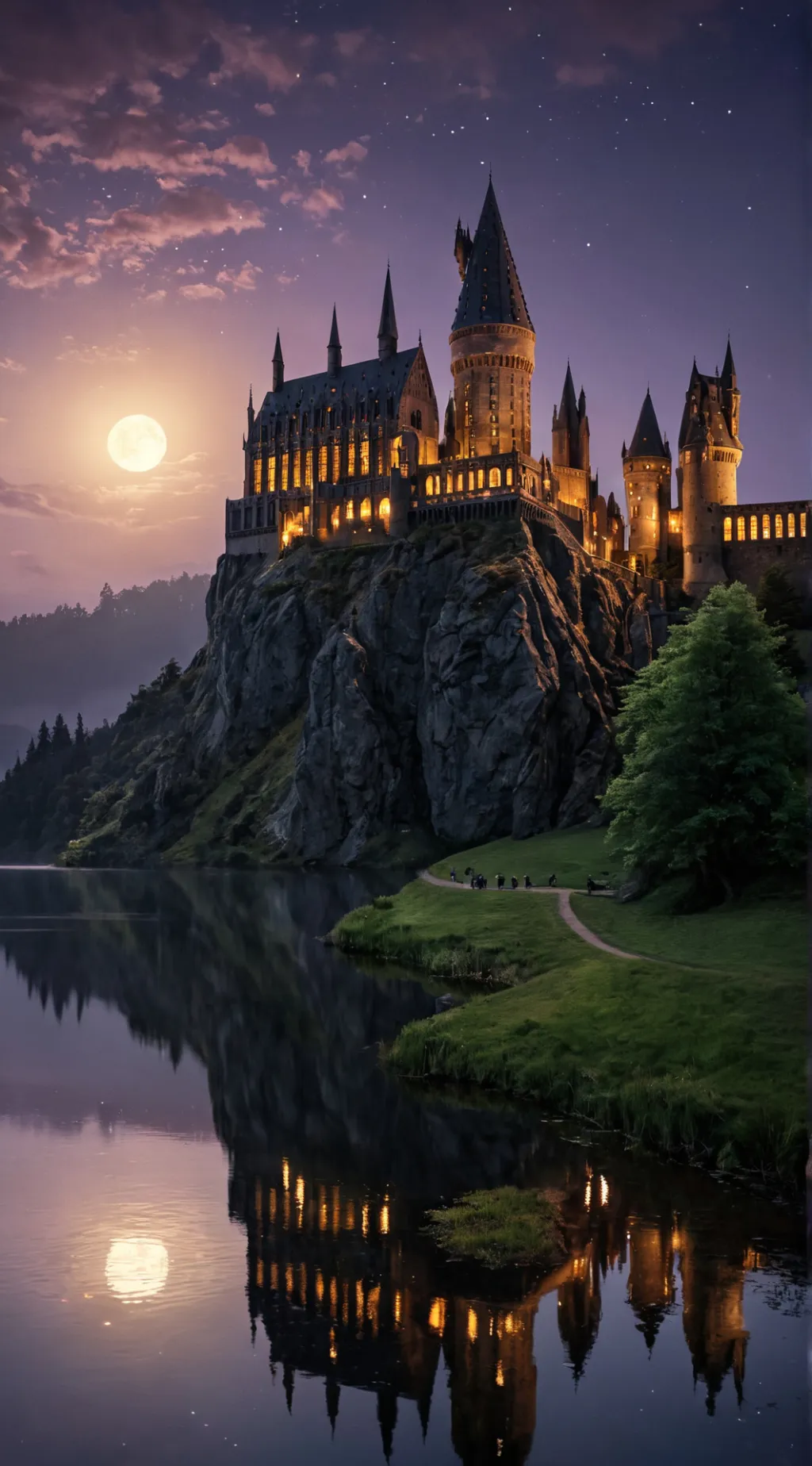 ai character: HOGWARTS background