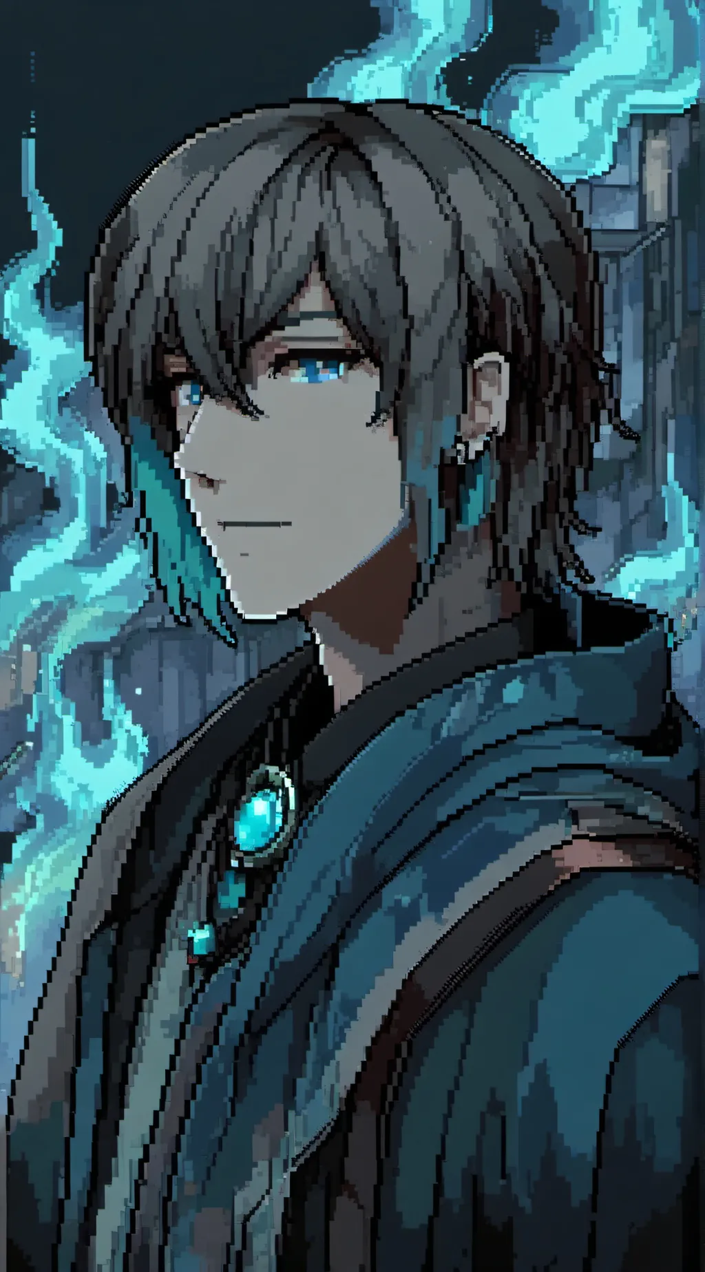 ai character: mha dabi and shoto background