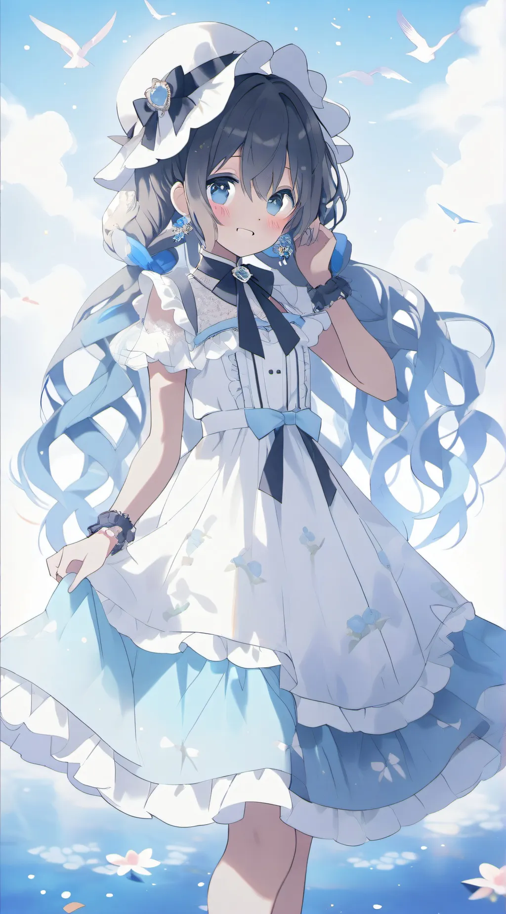 ai character: colors background