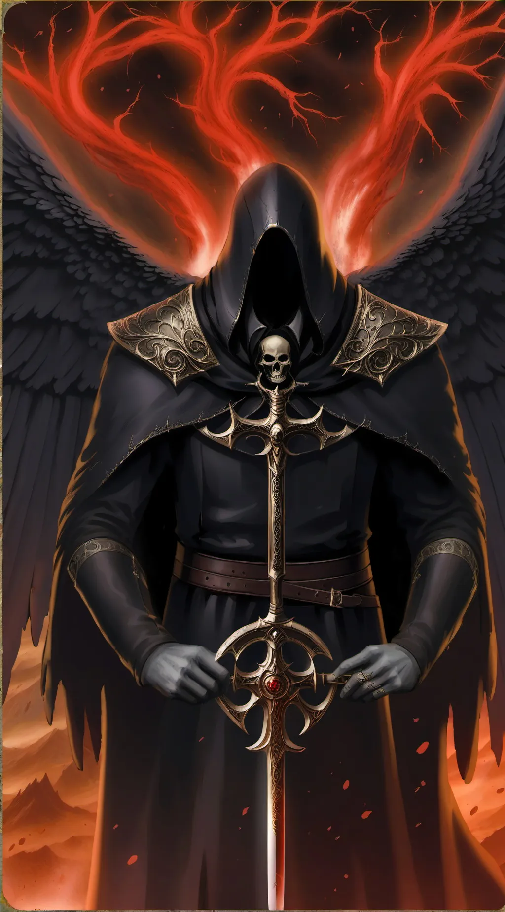 ai character: The Dark Knight  background