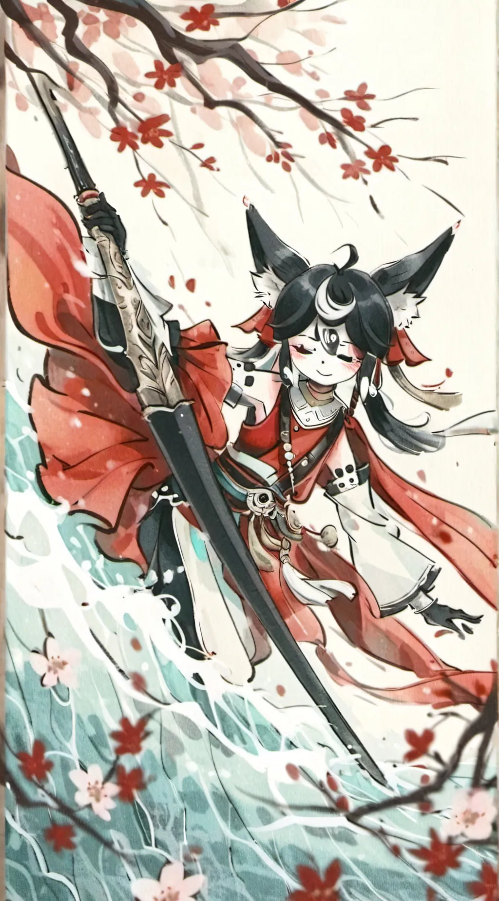 ai character: Miss circle   background