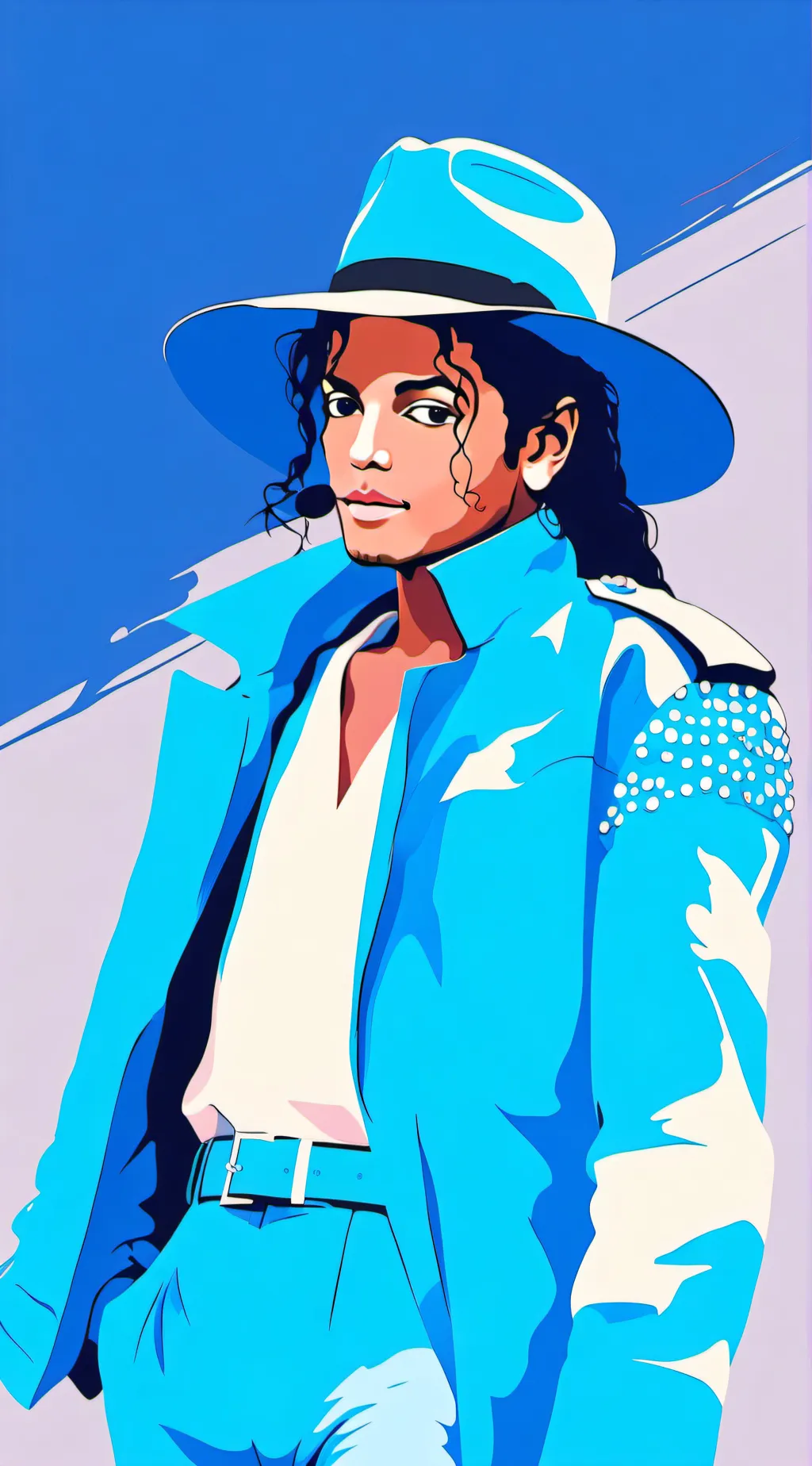 ai character: Michael jackson background