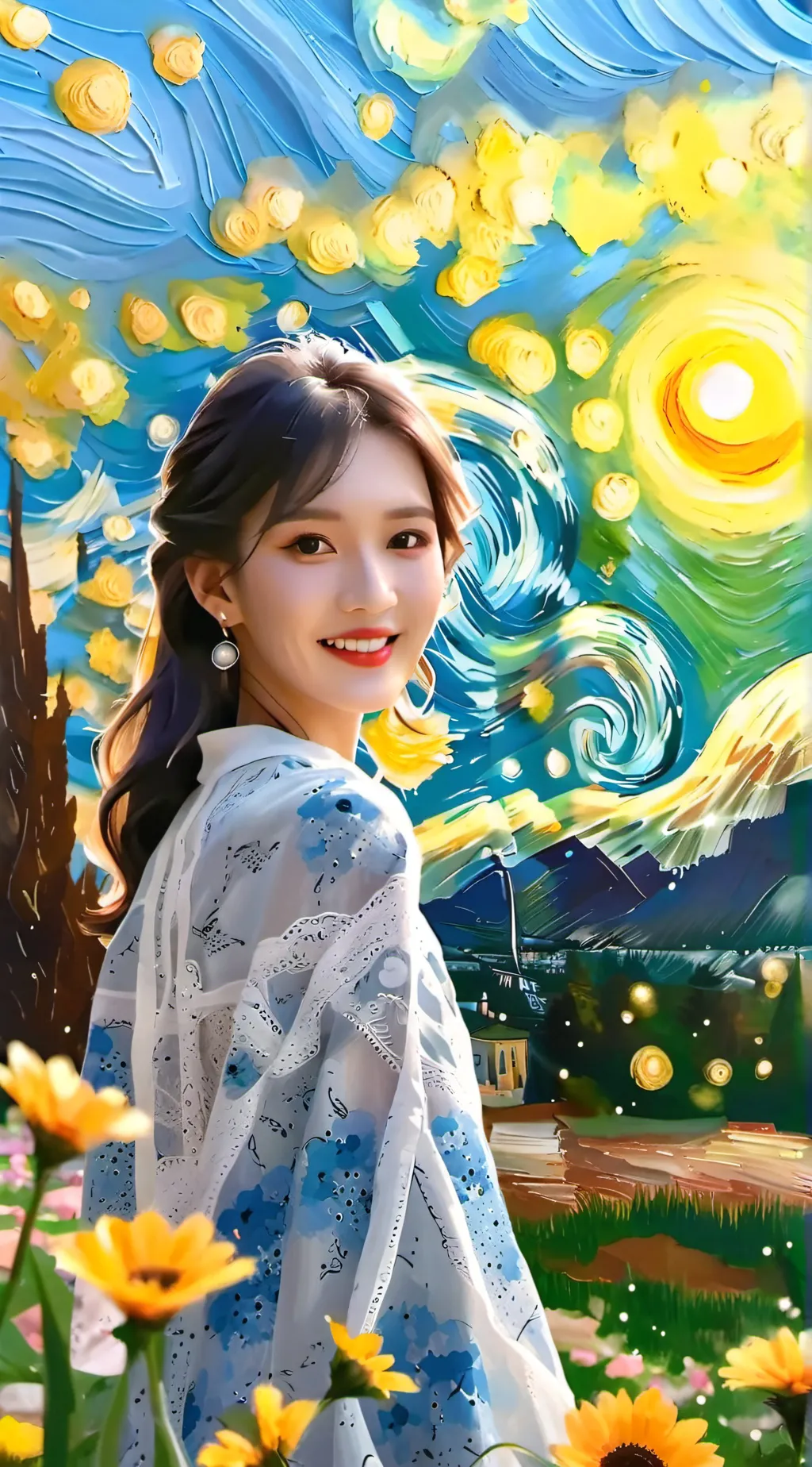 ai character: Lily background