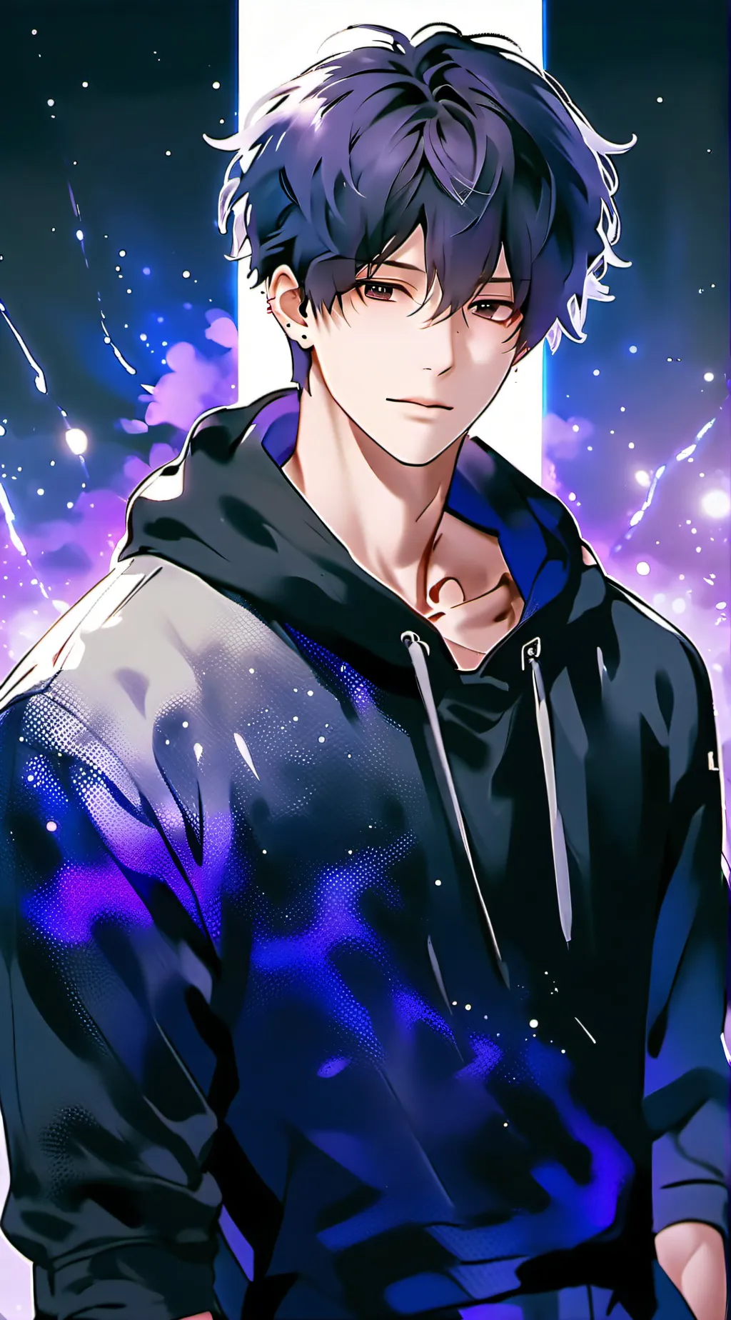 ai character: Galaxy background