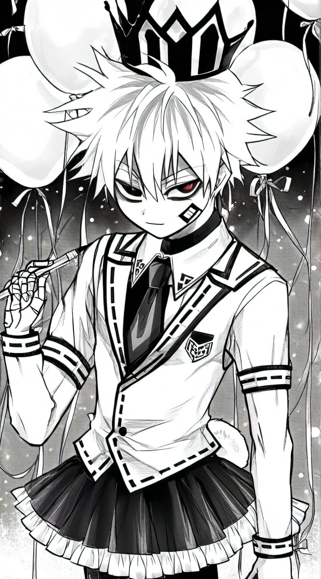 ai character: bakugo as ballora background