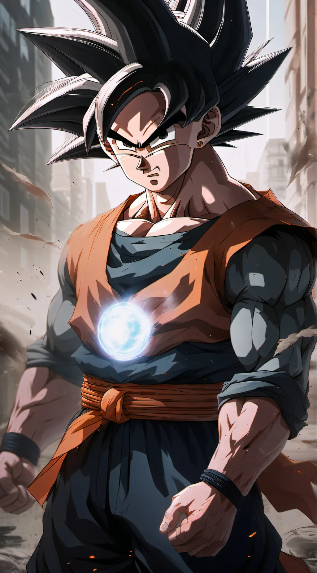 ai character: GOKU  background