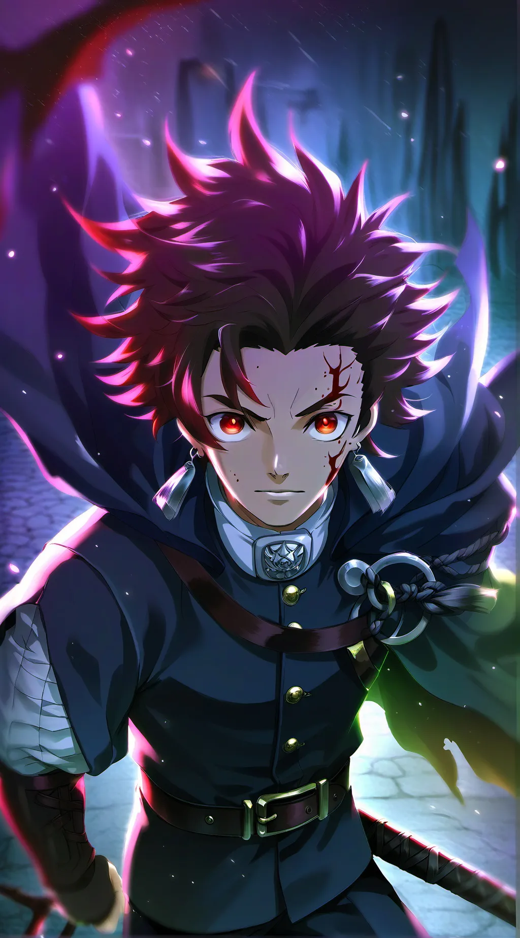 ai character: hashira background