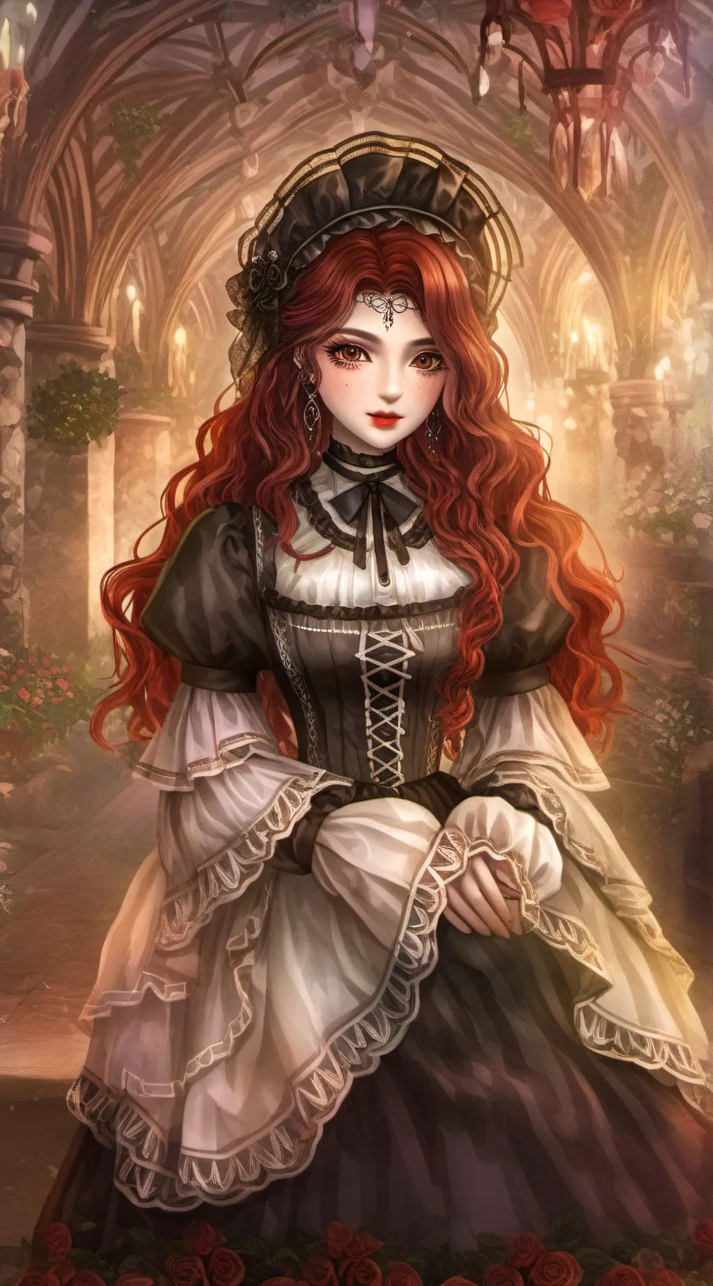 ai character: Anastasia sterling background