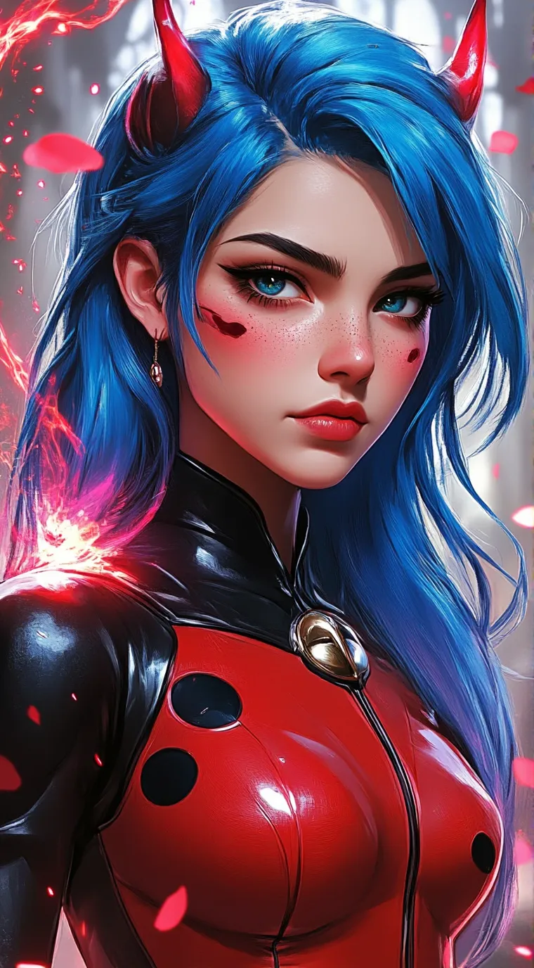 ai character: evil ladybug background