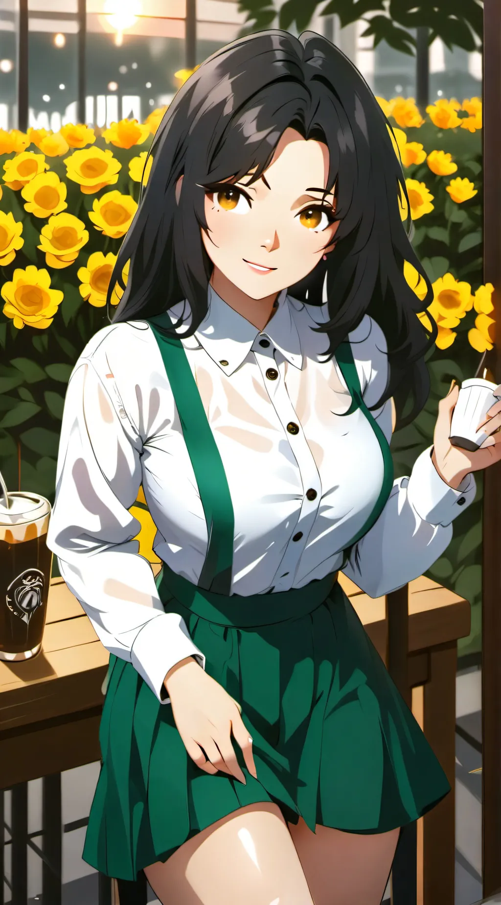 ai character: Lily  background