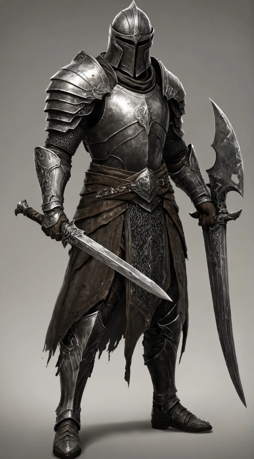 ai character: black knight background