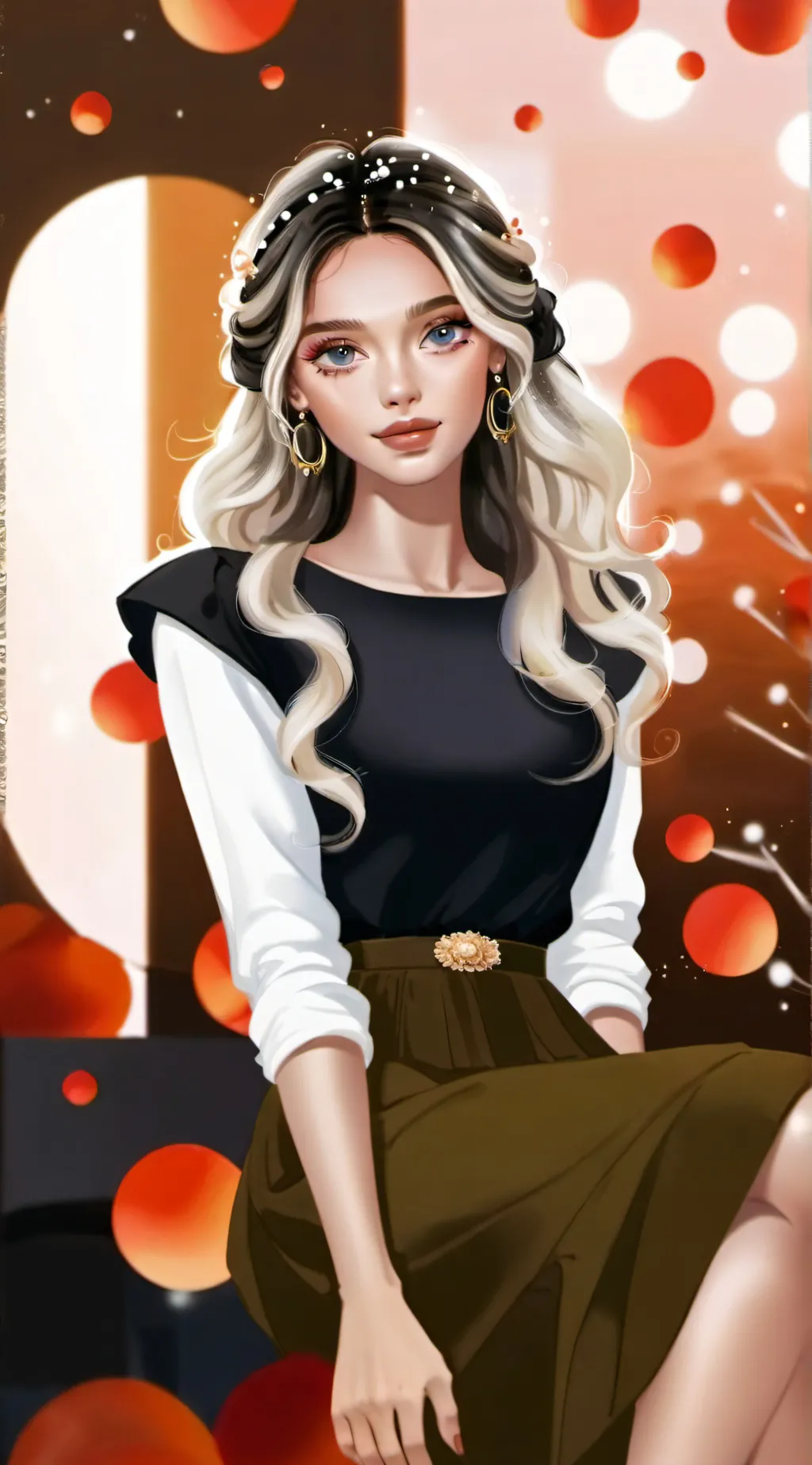 ai character: Girlfriend 1 background