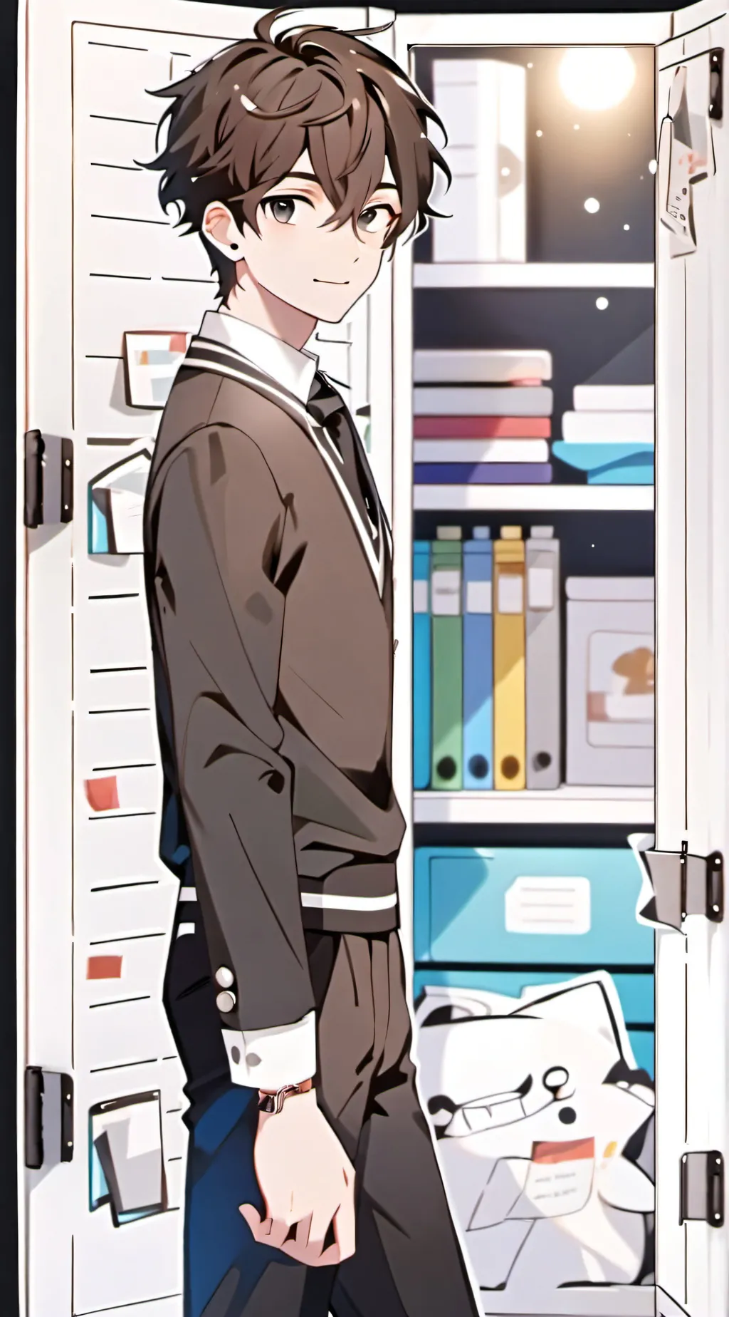ai character: K (gayy) background