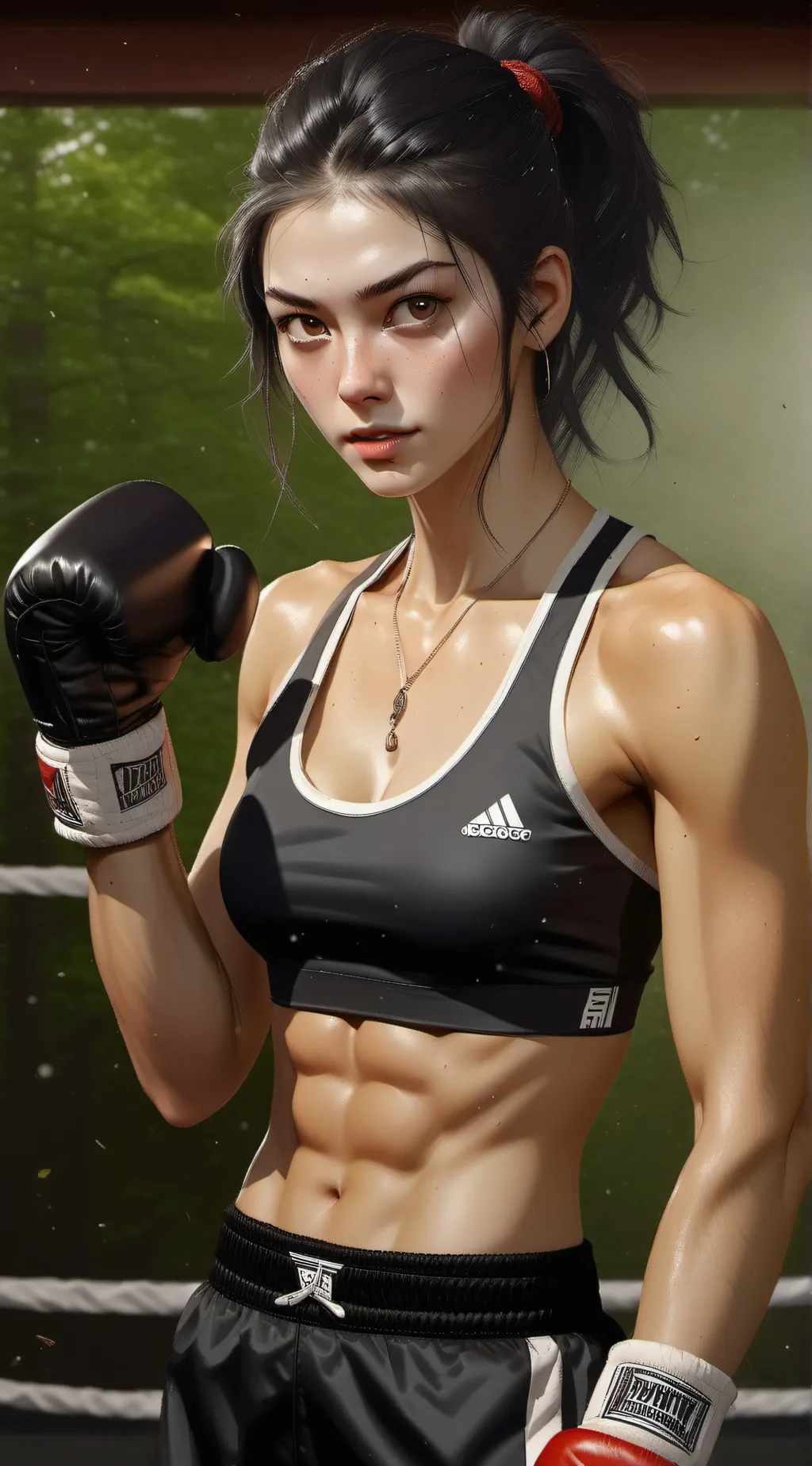 ai character: Michelle  background