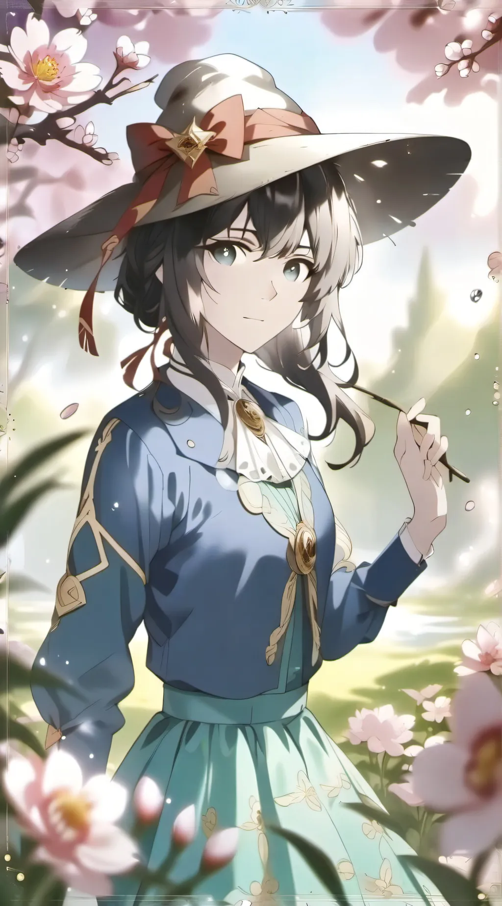 ai character: Serena background