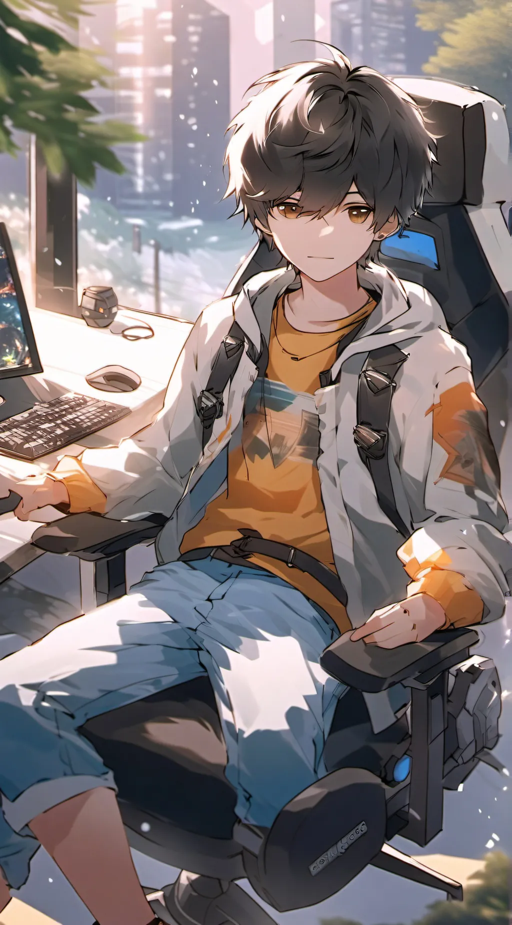 ai character: comment me background
