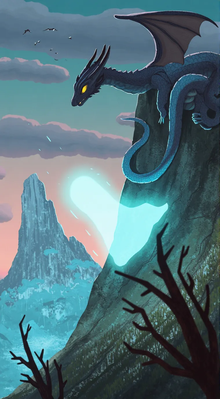 ai character: Snake dragon. background