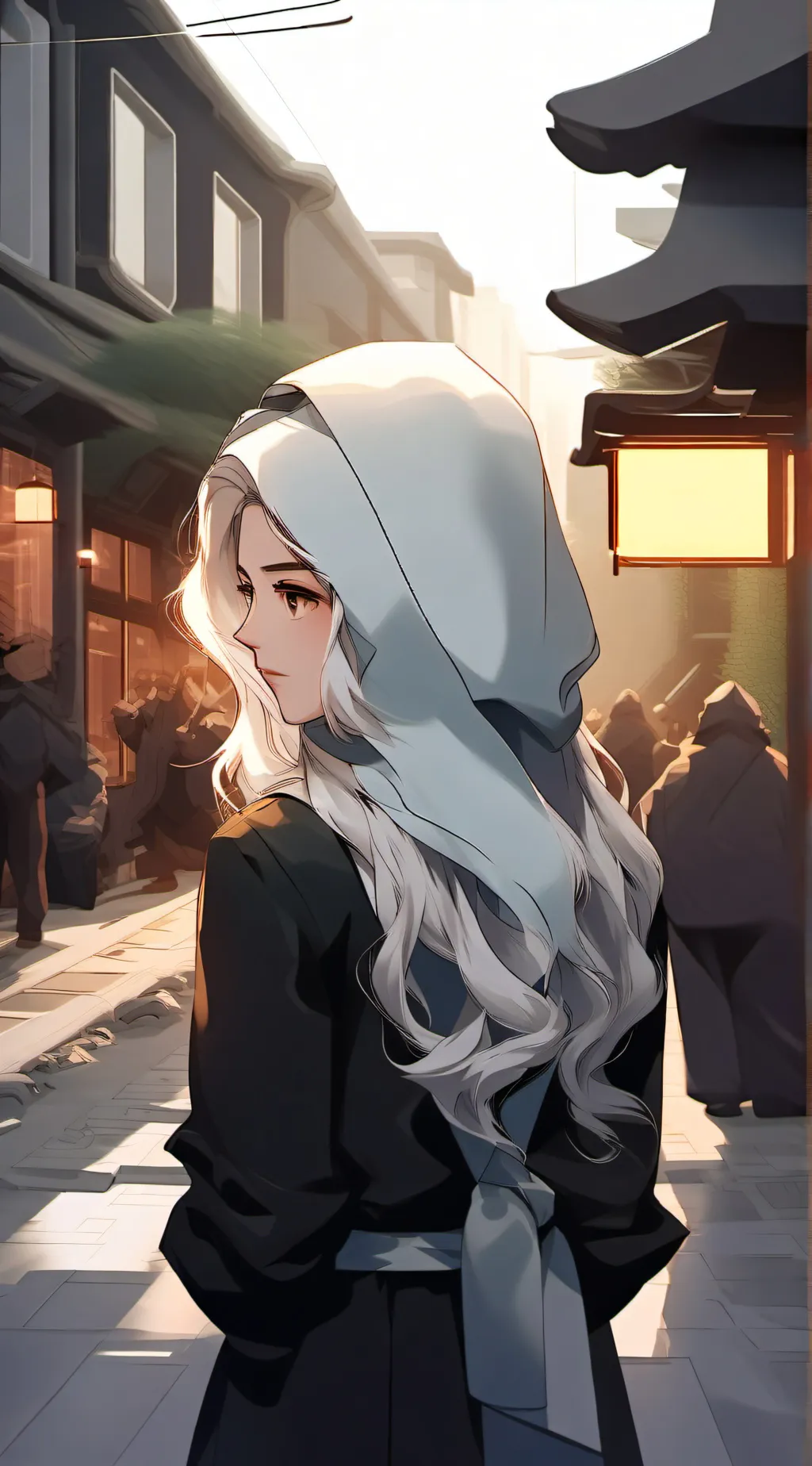 ai character: hashira  background