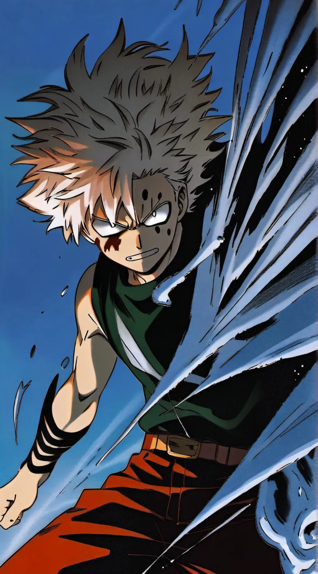 ai character: bakugo y la mha background