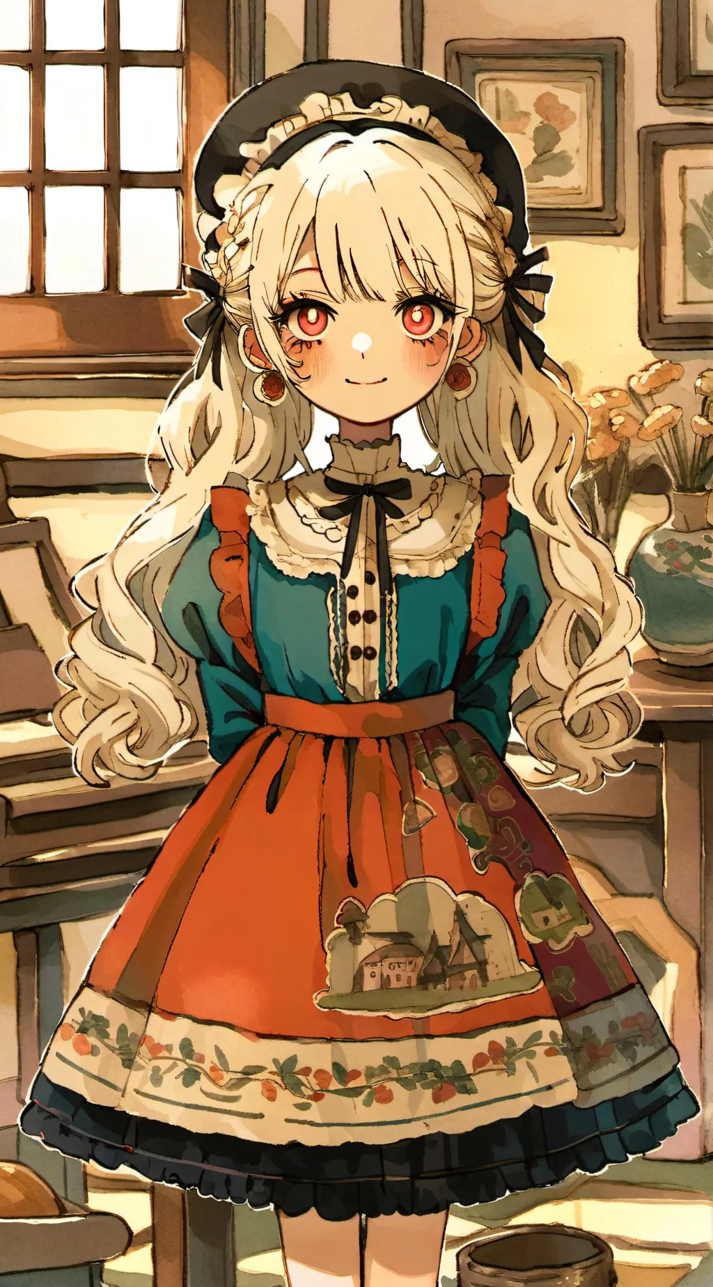 ai character: Nora  background